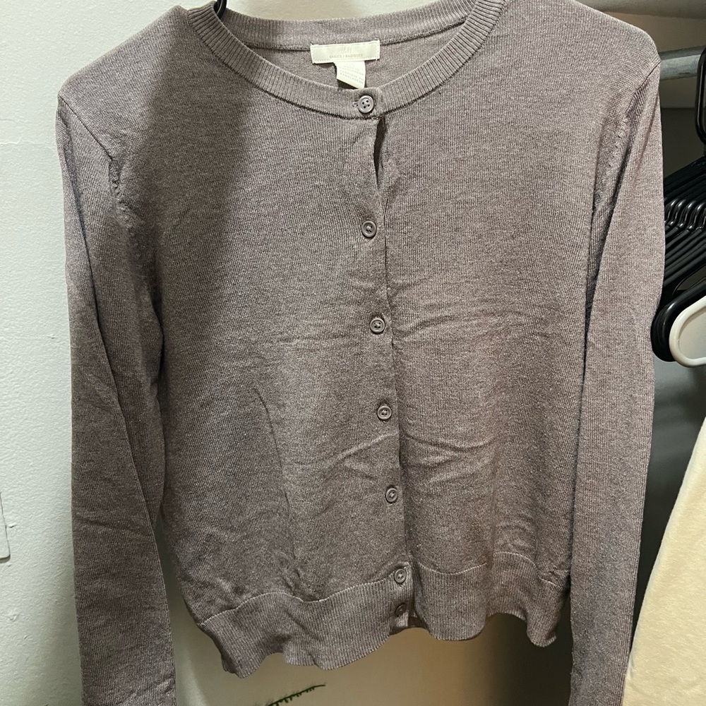 H&m brown cardigan size S